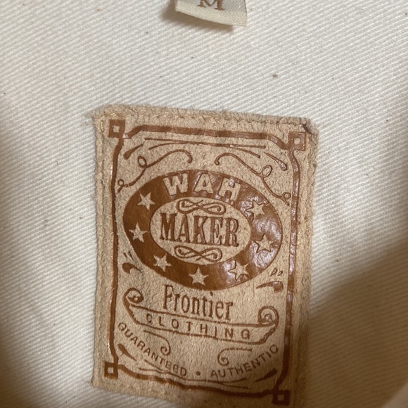 WAH Cavalry Shirt  Sz M Made in USA true West Outfitters Frontier Clothing - Picture 5 of 7